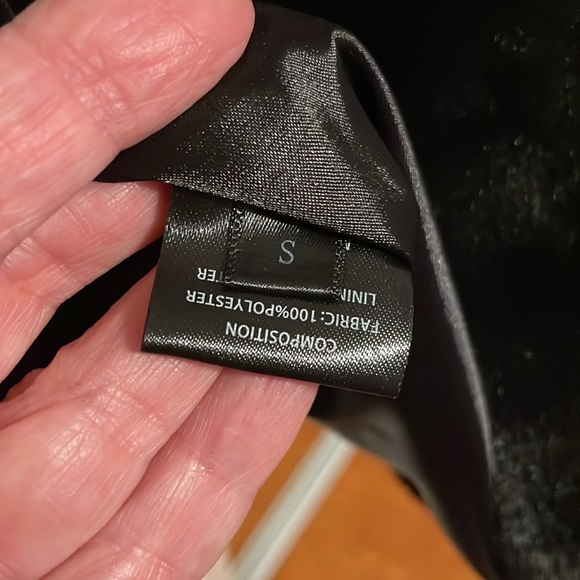 Black faux, fur jacket - Picture 2 of 7